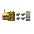 Cerraduras Goldenshield + 4 mandos a distancia + 1 mando generador de códigos