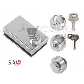 SAG VCR - CRC - Cerradura de Seguridad para puerta de Cristal