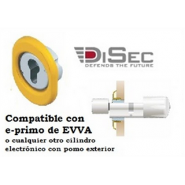 Escudo alta seguridad monolito para cilindros electrónicos e-primo DISEC