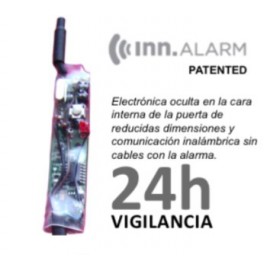 Kit Escudo Protector Blindado Alta Seguridad con Alarma DISEC BD280LED-ROK dB+SIM  + Cilindro MUL-T-LOCK MT5+ Reforzado 
