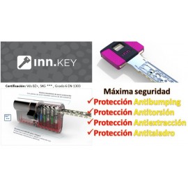 Bombín de seguridad INN.KEY SMART VdS BZ+ anti-bumping